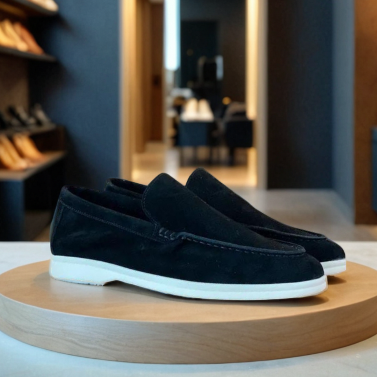 Devon - Suede Loafers